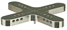EM-Tec XL100 multi holder for large pin stubs or pin type sample holders, pin